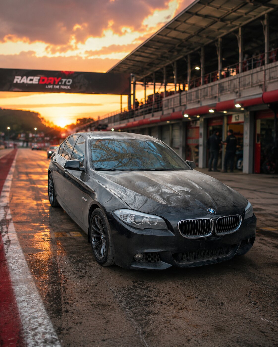BMW 535i M on track near La Plata, Buenos Aires, Argentina