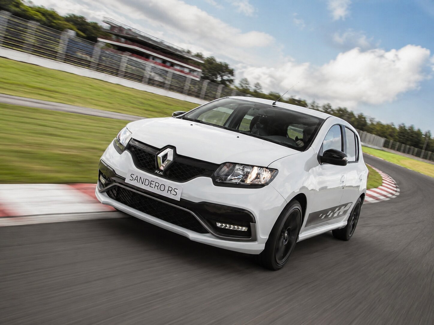 Renault Sandero RS on track near La Plata, Buenos Aires, Argentina